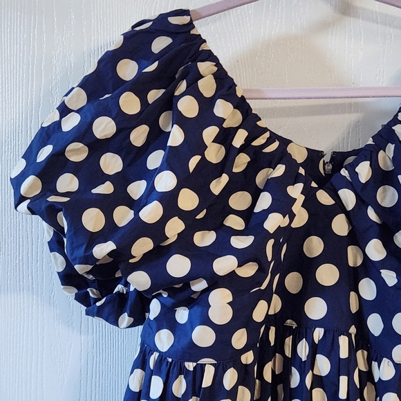 J. Crew Cecily In Polka-Dot Print Dress - Picture 7 of 13